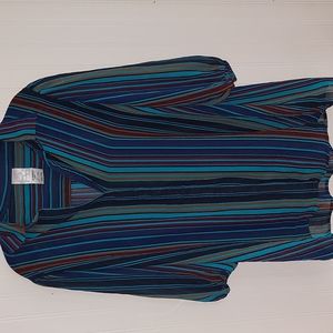 Beautiful women's sheer half sleeve blouse